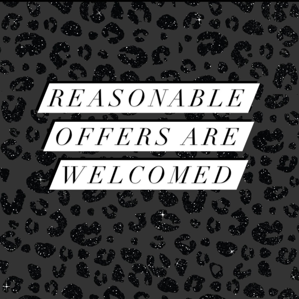 Reasonable offers are welcomed